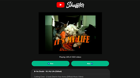 YouTube Shuffler