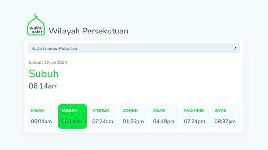 Waktu Solat